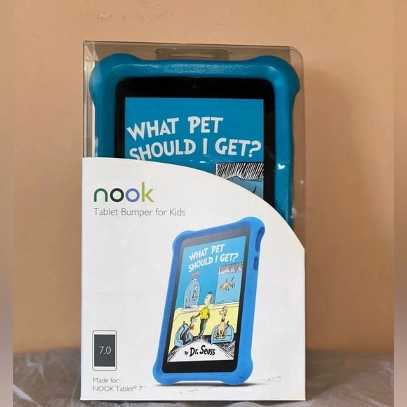 Brand New Barnes & Noble Microfoam Nook Tablet Bumper For Kids . 7” tablets. New - Picture 1 of 3
